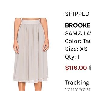 Sam & Lavi MIDI Skirt from Revolve